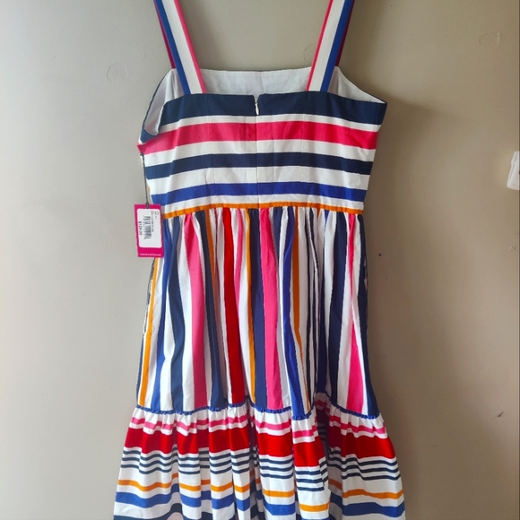 Vince Camuto Size 6 Striped Dress - Picture 2 of 5